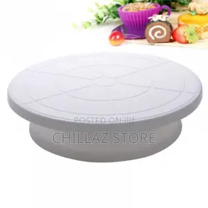 Turntable Rotating Anti-Skid Cake Decorating Stand,