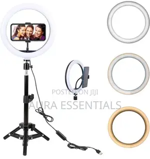 10"" Dimmable LED Selfie Round Ring Light