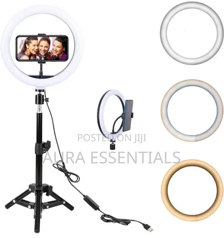 10"" Dimmable LED Selfie Round Ring Light