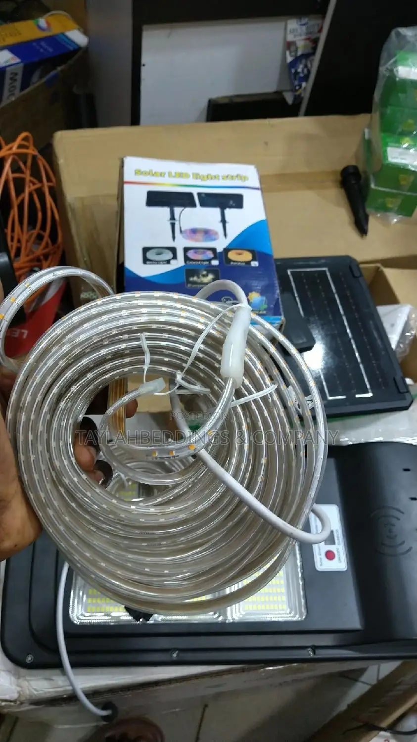 Solar LED Lights Strip Long Life Battery