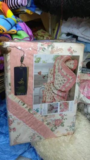 Pink Muilt Coloured Flowered Duvet Cover Set