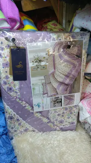 Purple Muilt Flowered Duvet Cover Set