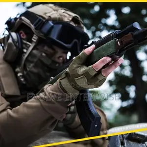 Military Army Fingerless Anti-Slip Gloves