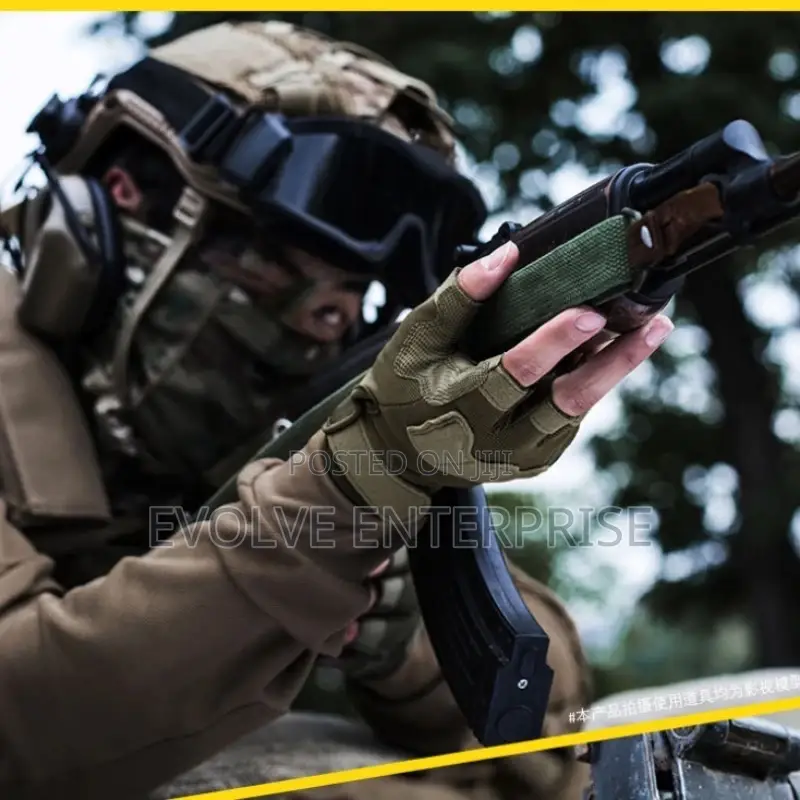 Military Army Fingerless Anti-Slip Gloves