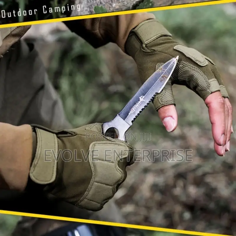 Military Army Fingerless Anti-Slip Gloves