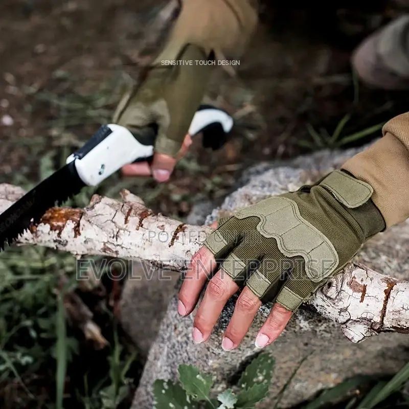 Military Army Fingerless Anti-Slip Gloves