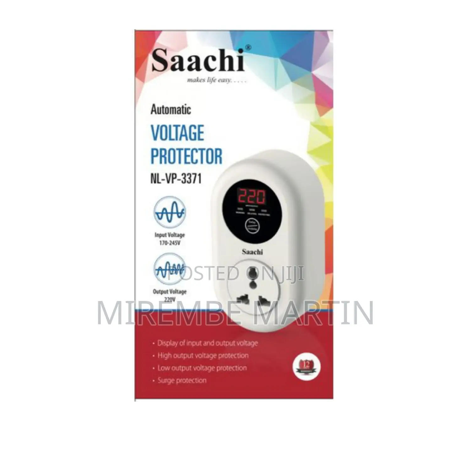 Saachi Automatic Voltage Surge Protector