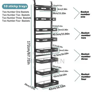 Over the Door Kitchen Rack