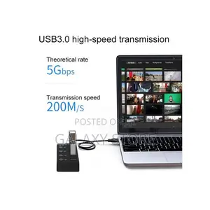 USB 3.0 Male to 4 USB 3.0 Female Splitter Extender Usb Hub