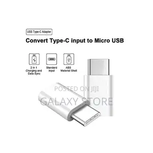 Type C Male to Micro Usb Female Data Converter Adapter