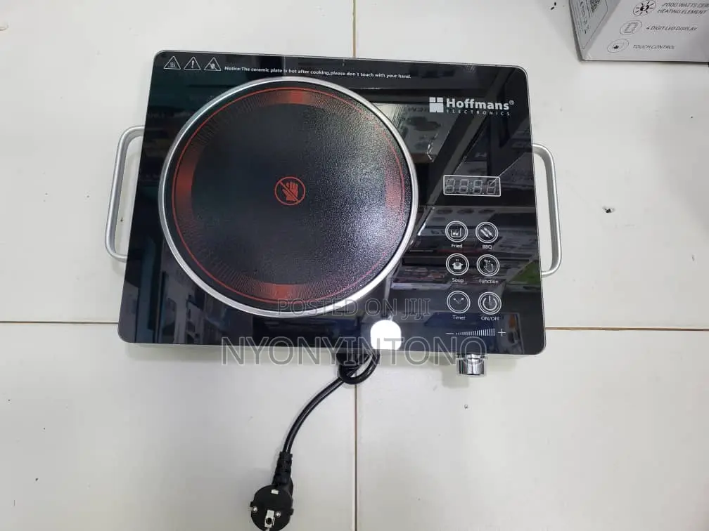Hoffmans Single Digital Infrared Cooker With 1 Year Warranty