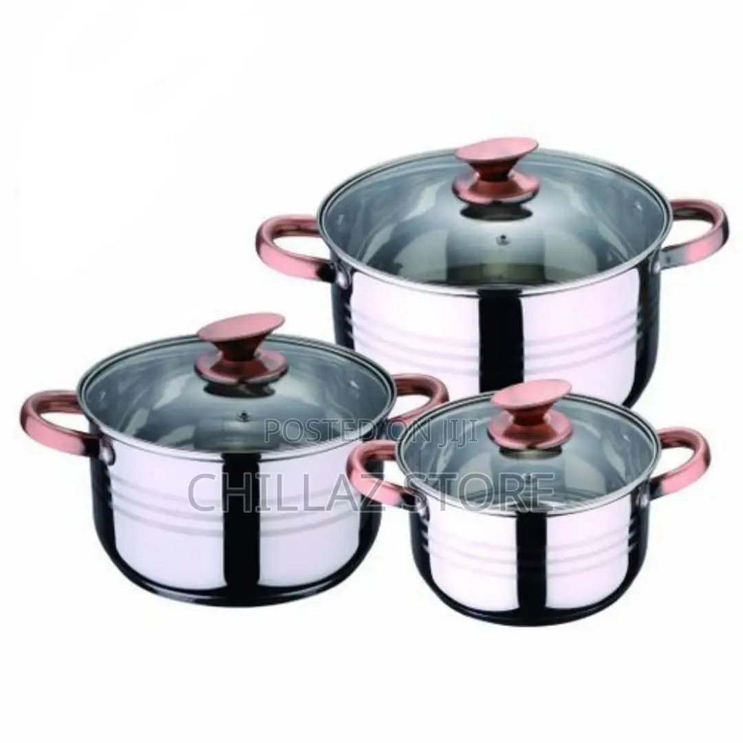 Piece Stainless Steel Saucepans
