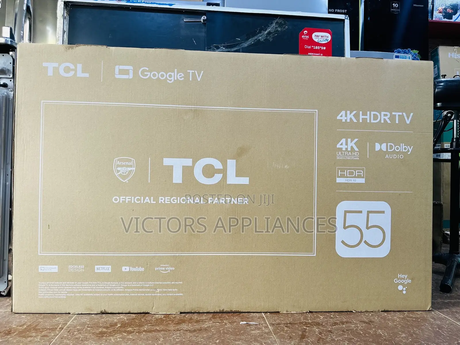 TCL 55” Uhd Google Smart Tv