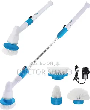 New Electric Convenient Heavy Duty Spin Brush Scrubber