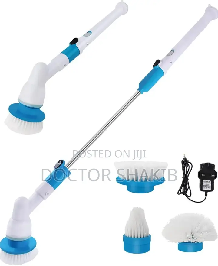 New Electric Convenient Heavy Duty Spin Brush Scrubber