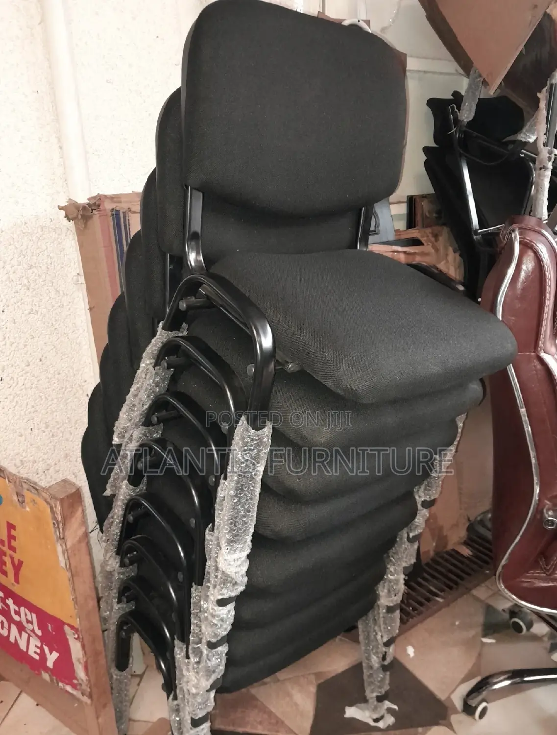 Black Stackable Chairs