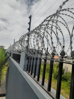 Elelectric Fence With Razor Wire Fencing