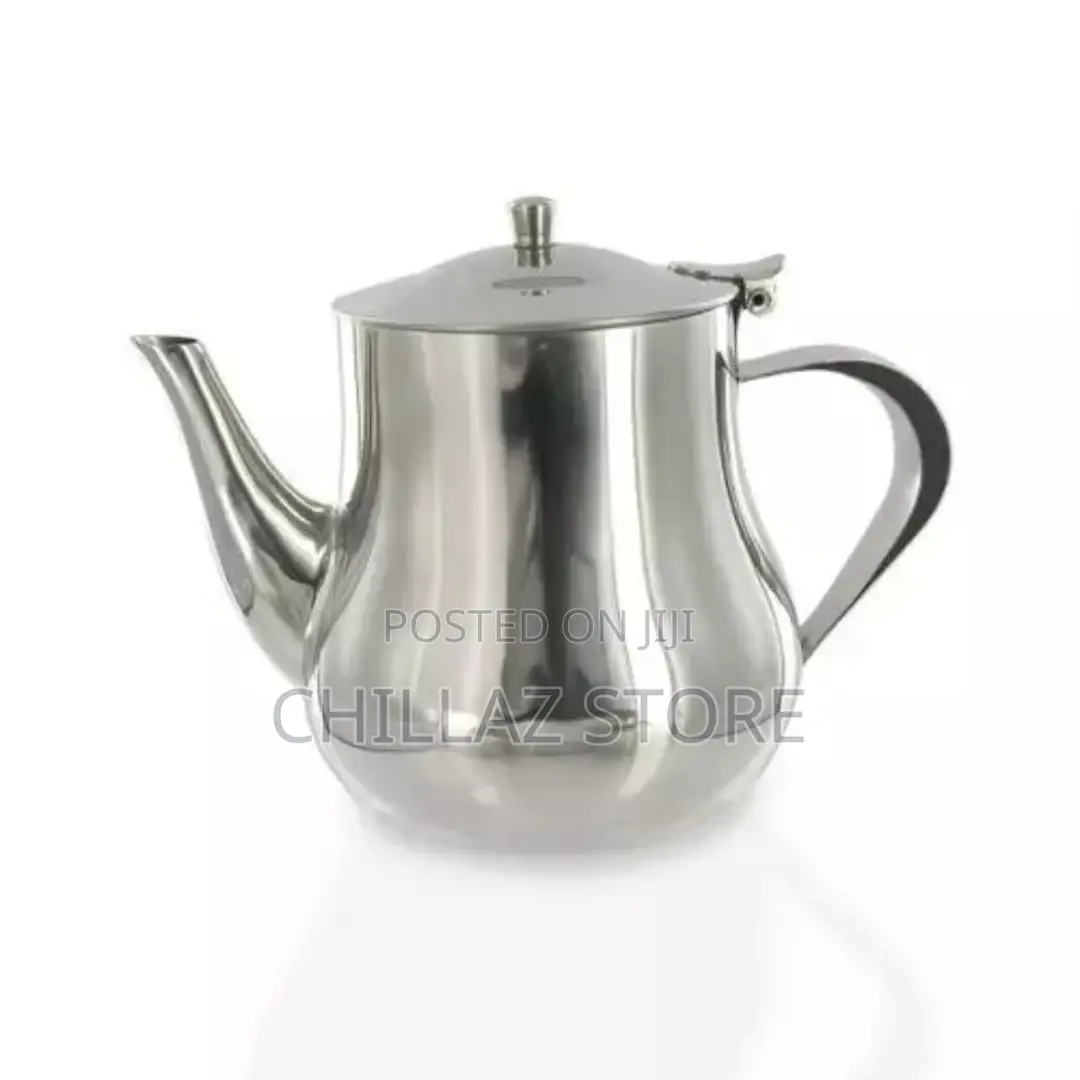 Stainless Steel Tea Pot – Silver