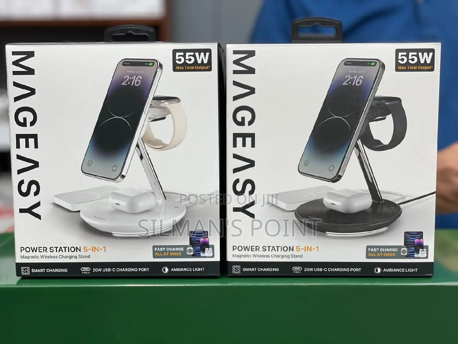 Mageasy 5 in 1 Magnetic Wireless Charging Mount