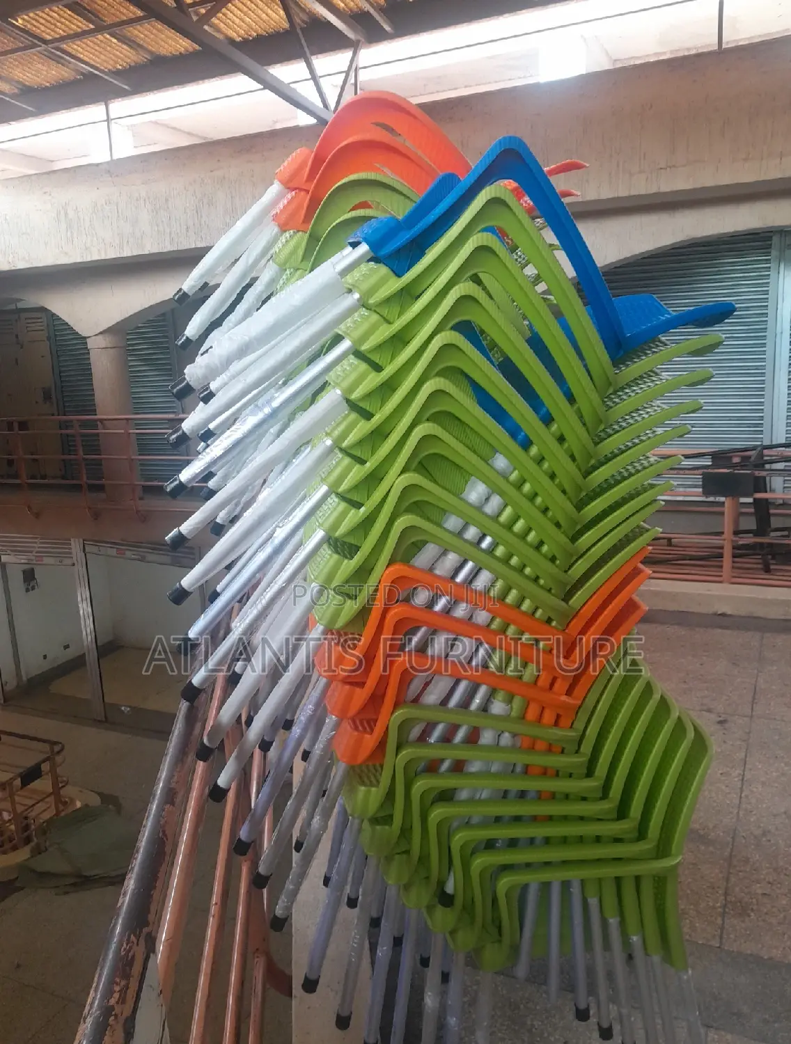 Mixed Colours of Plastic Chairs