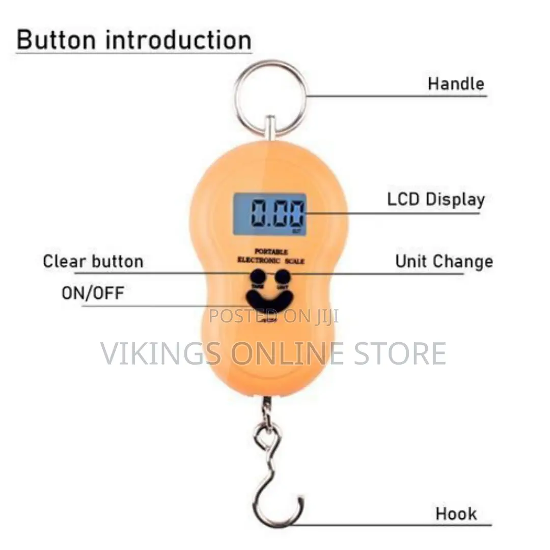 50 KGS Portable Weighing Scale With Clear Digital Screen-