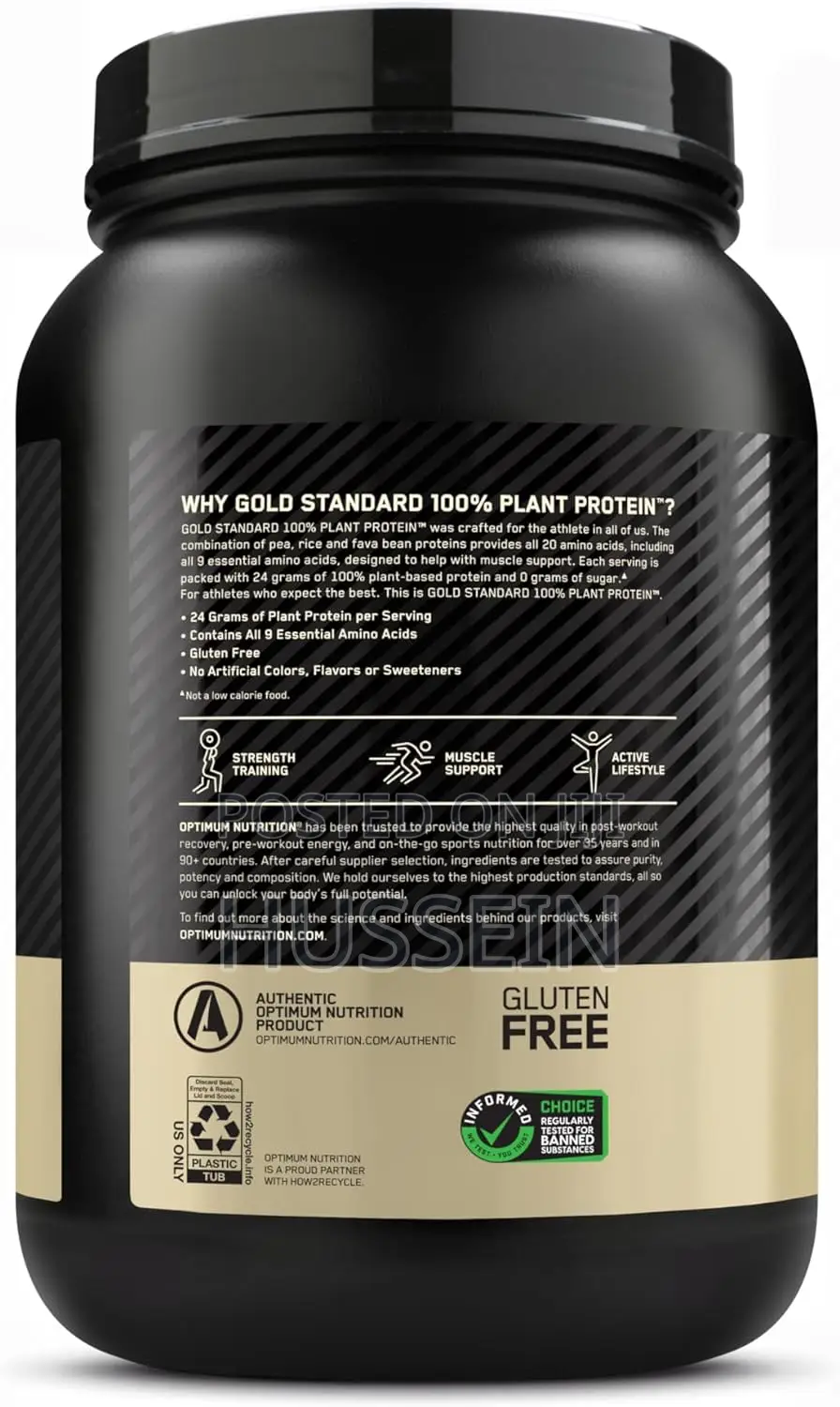 On Gold STRD 100% Plant Based Protein,Rich Chocolate 20 Serv