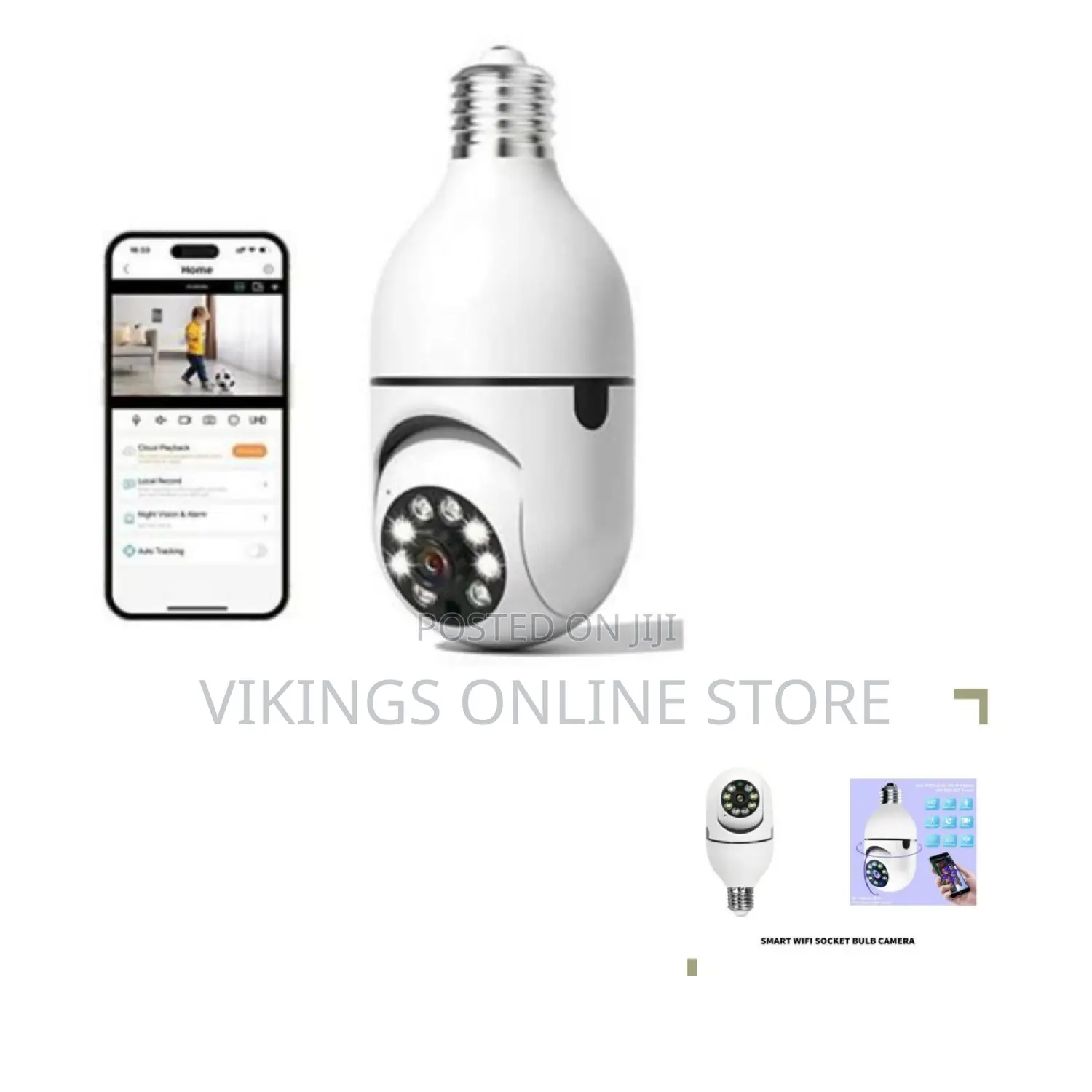 Panorama Wireless Video Surveillance Light Wifi Bulb Camera