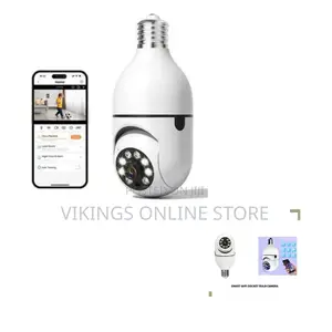 Panorama Wireless Video Surveillance Light Wifi Bulb Camera