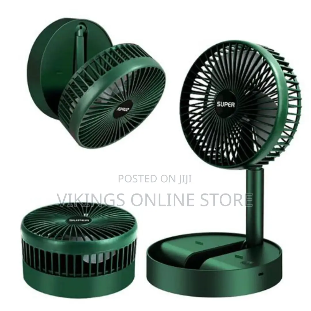 Mini Foldable Fan With Strong Wind for Use at Home.