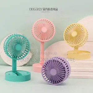 Mini Foldable Fan With Strong Wind for Use at Home.