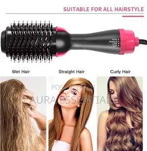 Multifunctional Hot Air Hair Dryer Straightener