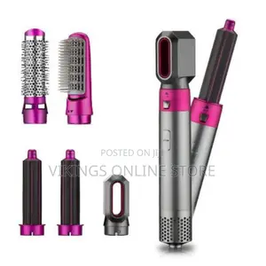 5 In1 Professional Hair Dryer Brush Automatic Curling Iron