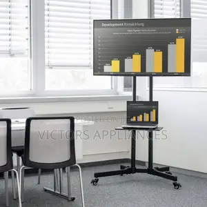 Mobile Tv Stand Trolley for All Tv Sizes