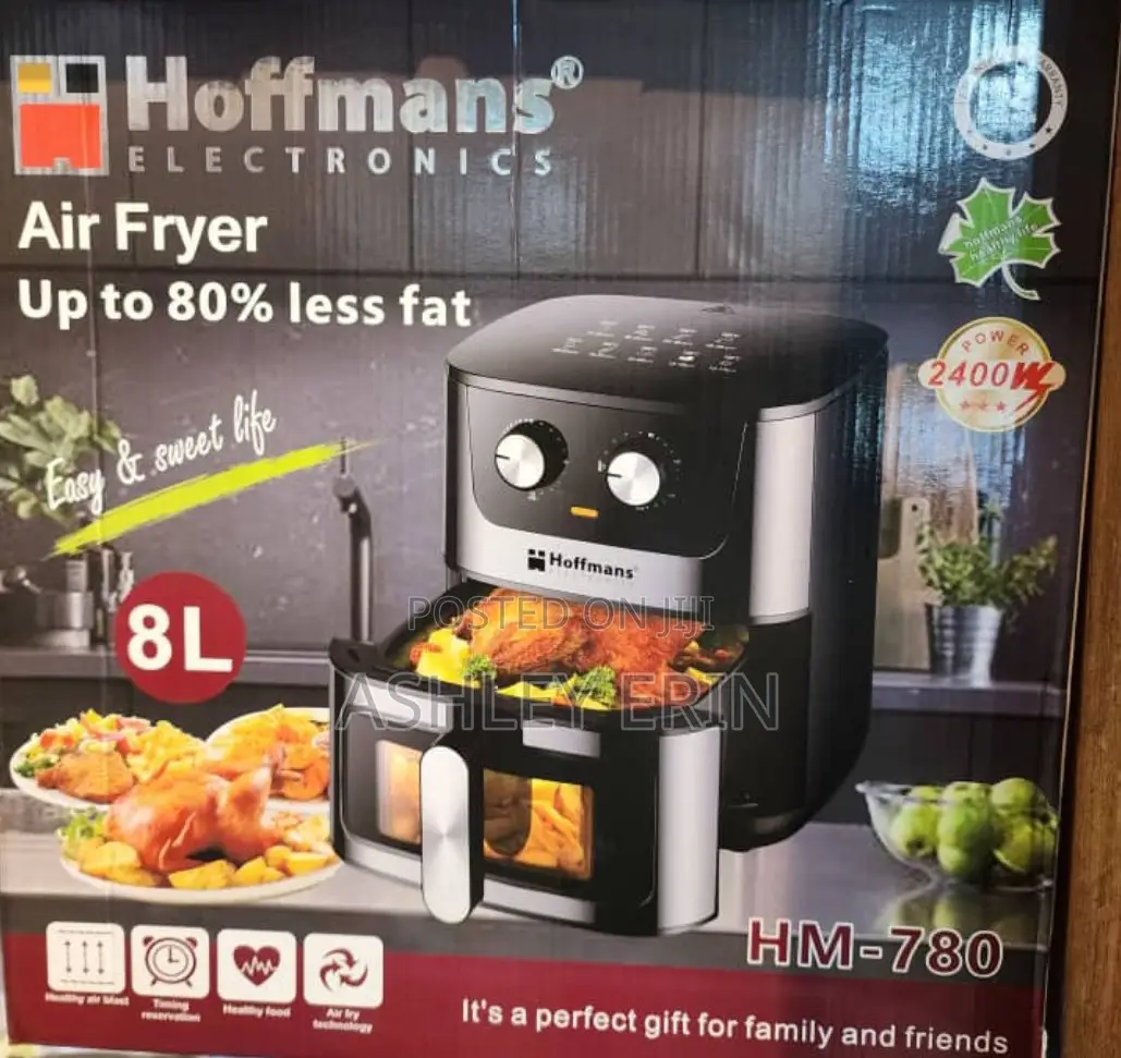 8litrs Hoffman Electric Air Fryer HM- 780