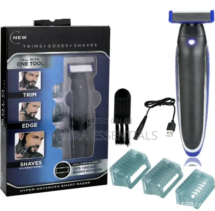 Multifunction Rechargeable Men's Personal Hair Shaver