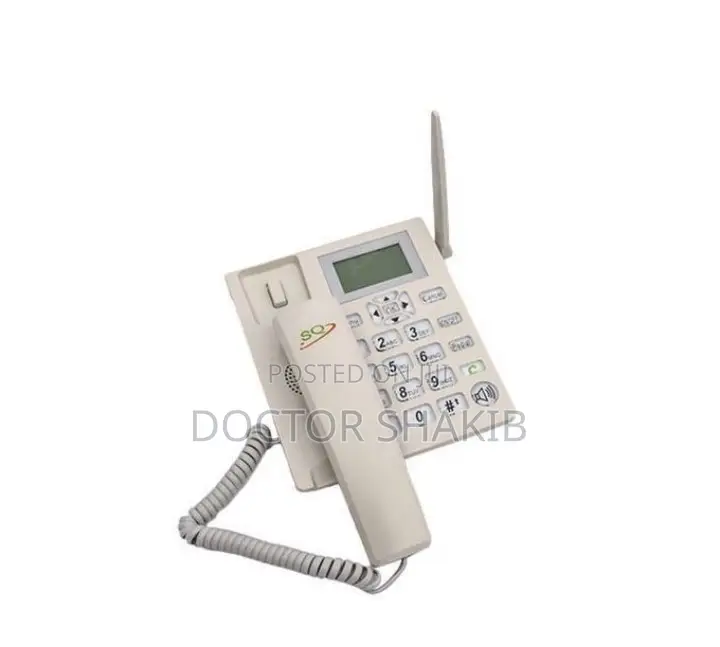 SQ Mobile Dual Sim GSM Wireless Landline Desktop Phone