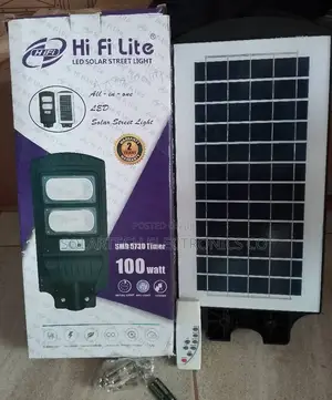 100W Led Solar Street Lights