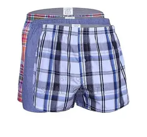 3 Pack of Checkered Men’S Boxers – Multicolor