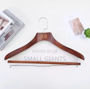 1pc Solid Wood Suit Hangers