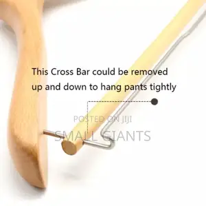 1pc Solid Wood Suit Hangers