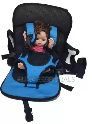 Baby Car Cushion Seat With Safety Belt.