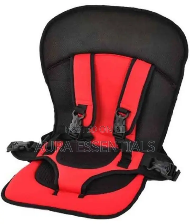 Baby Car Cushion Seat With Safety Belt.
