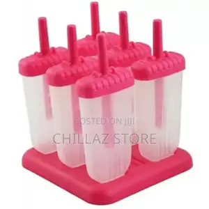 6 Ice Pop Makers, Popsicle Frozen Candy Lolly Ice Cream