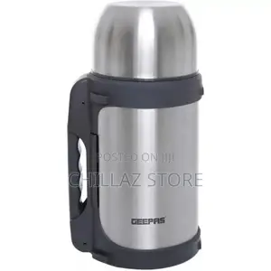 Geepas GSVB4110 1.2L Stainless Steel Vacuum Flask