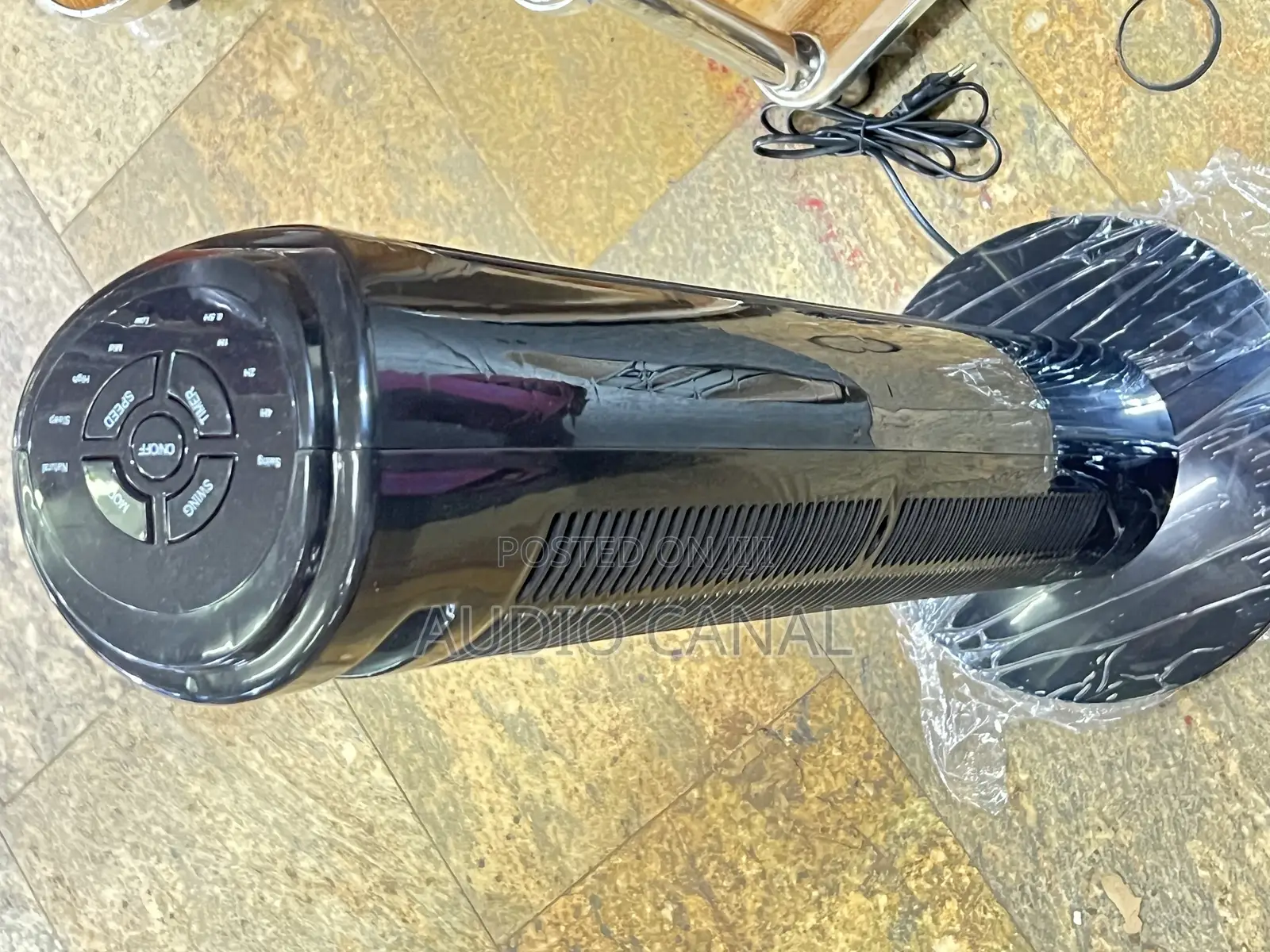 32” Black Tower Fan