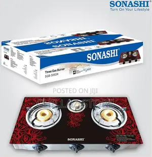 Sonashi SGB-305GN Double Gas Stove.