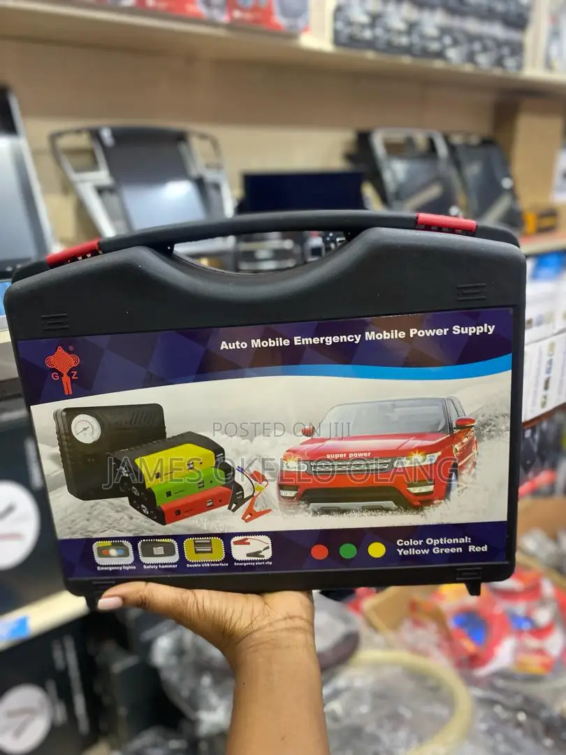 Jump Starter Kit With Tyre Compressor.