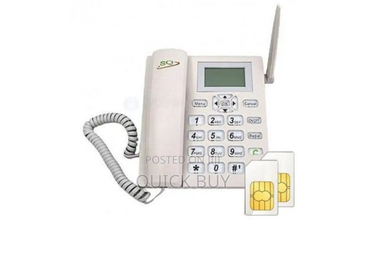 SQ Mobile Dual Sim GSM Wireless Landline Desktop Phone