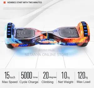 Balance Wheel Hoverboard With Bluetooth and Lights