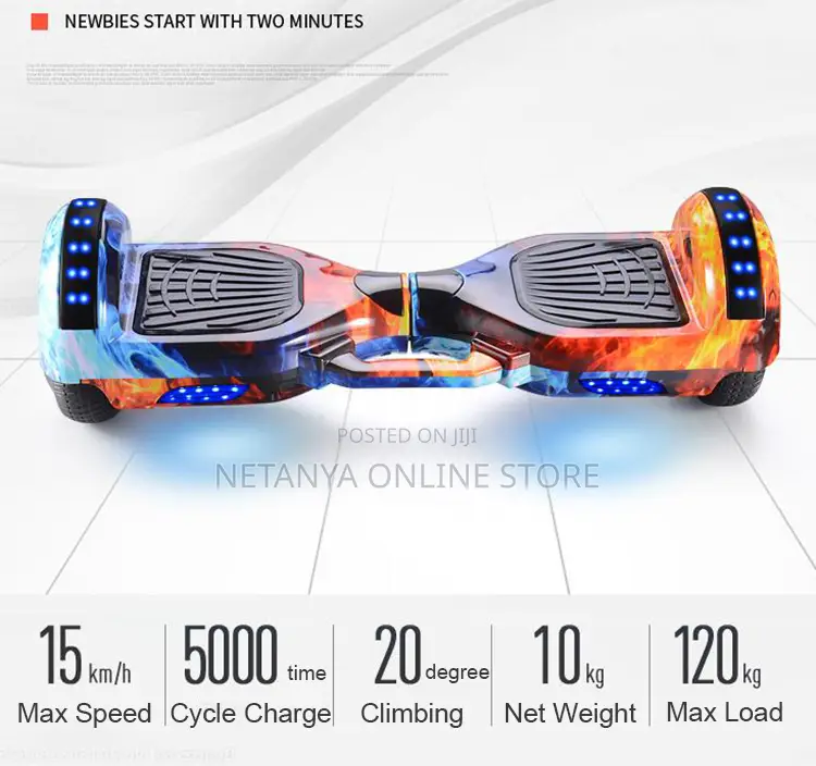 Balance Wheel Hoverboard With Bluetooth and Lights